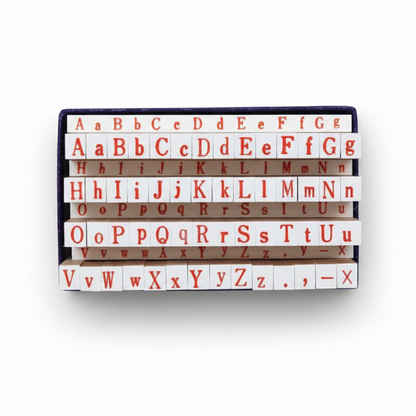 英文字母印章 (大小寫)｜L尺寸(3號)