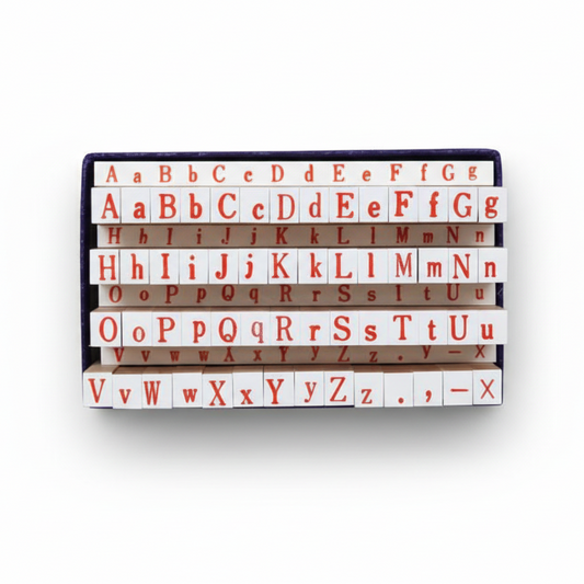 英文字母印章 (大小寫)｜L尺寸(3號)