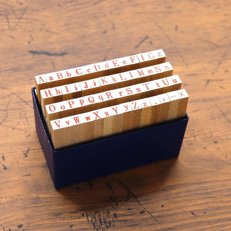 英文字母印章 (大小寫)｜L尺寸(3號)