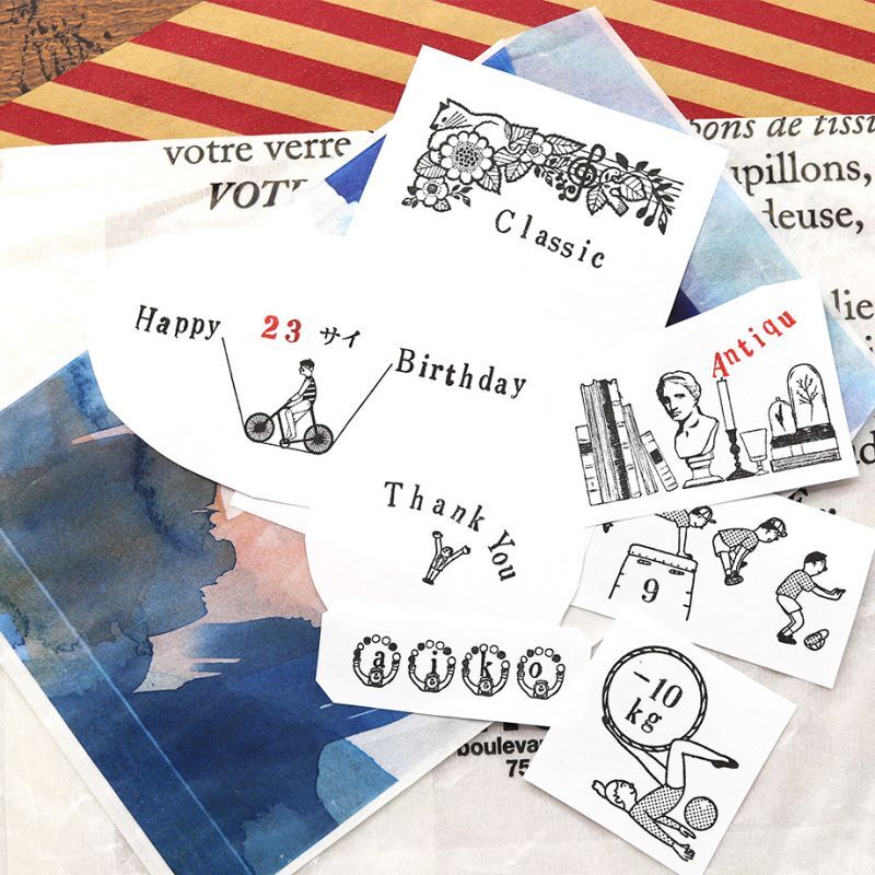 英文字母印章 (大小寫)｜L尺寸(3號)