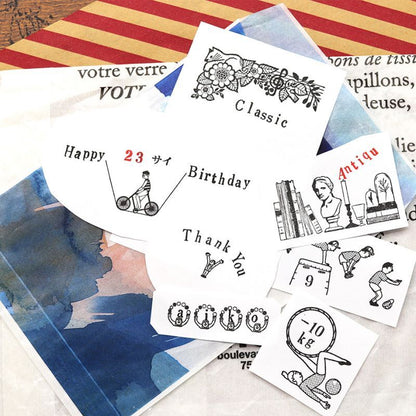 英文字母印章 (大小寫)｜L尺寸(3號)