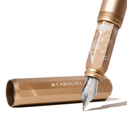 [Limited Edition] Terracotta Canyon, Aluminium Carousel Fountain Pen, Fine / Medium Nib