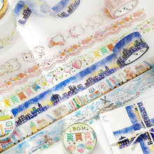Load image into Gallery viewer, BGM, Party Garland, Washi Tape Foil Stamping, 15mm x 5m
