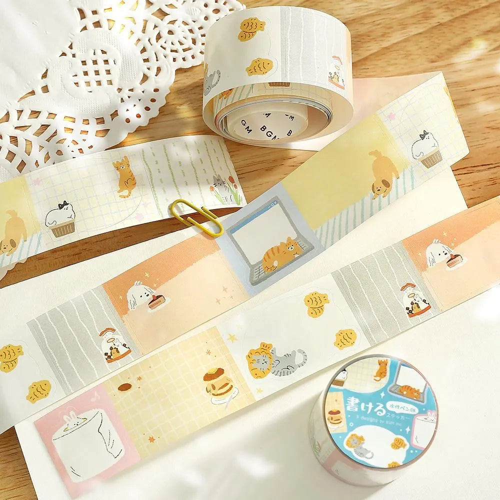 Warm Day, Writable Sticker, Roll Sticker, 30mm x 3m