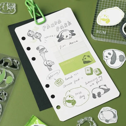 Panda Diary, Clear Stamps