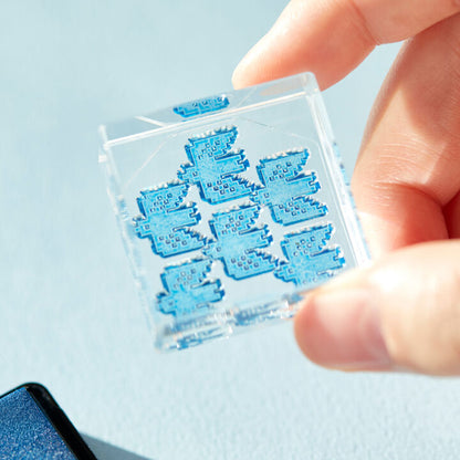 Flower Set, Kori Jirushi (氷印), Transparent Stamp Set of 6 Stamps