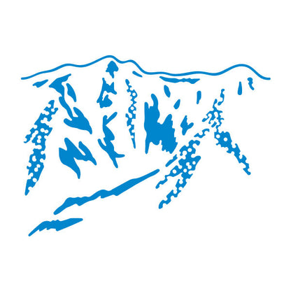 Mountain, Kori Jirushi (氷印), Transparent Stamp Large Size