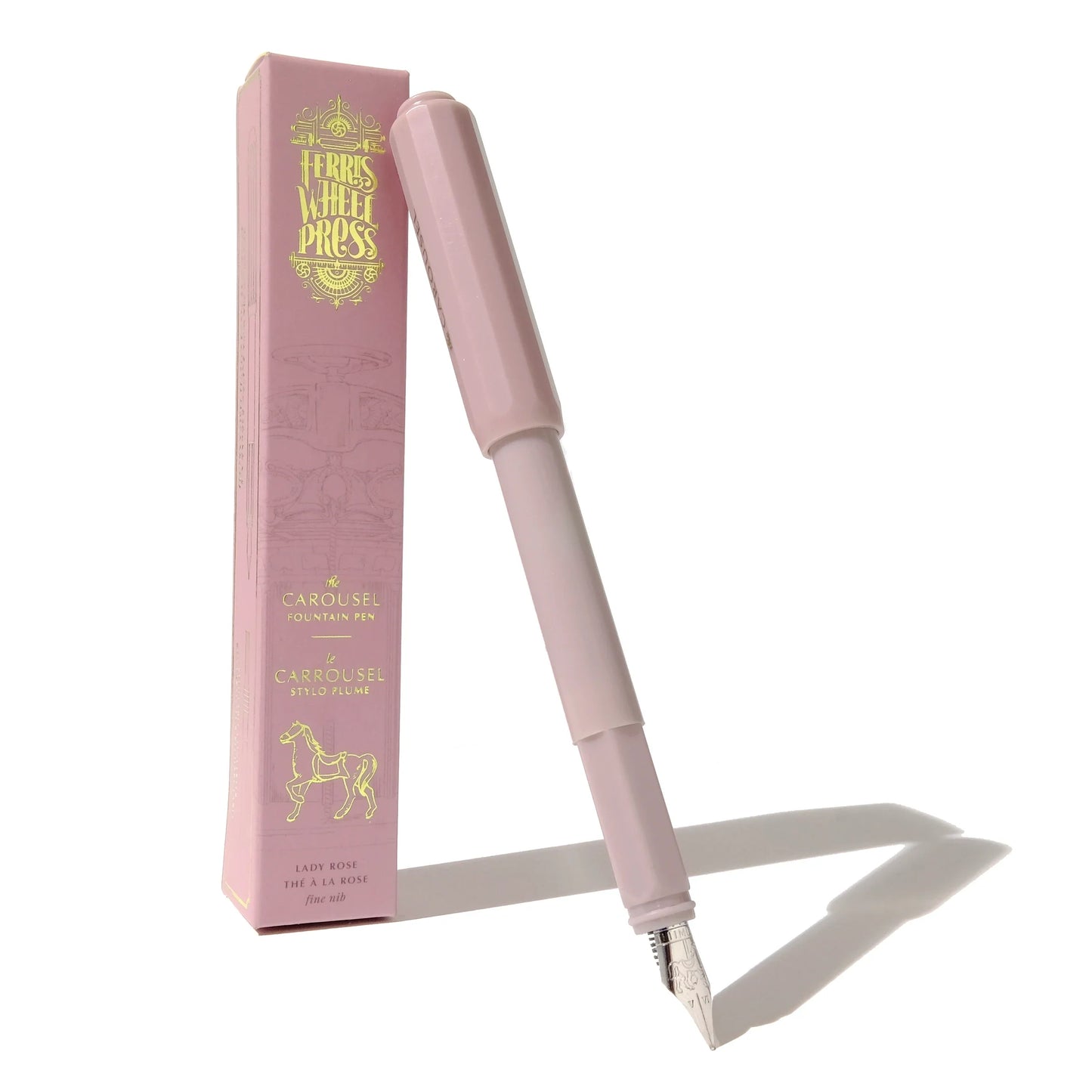 🎁 Ferris Wheel Press, Lady Rose, The Carousel Fountain Pen, Fine / Medium Nib (100% off)