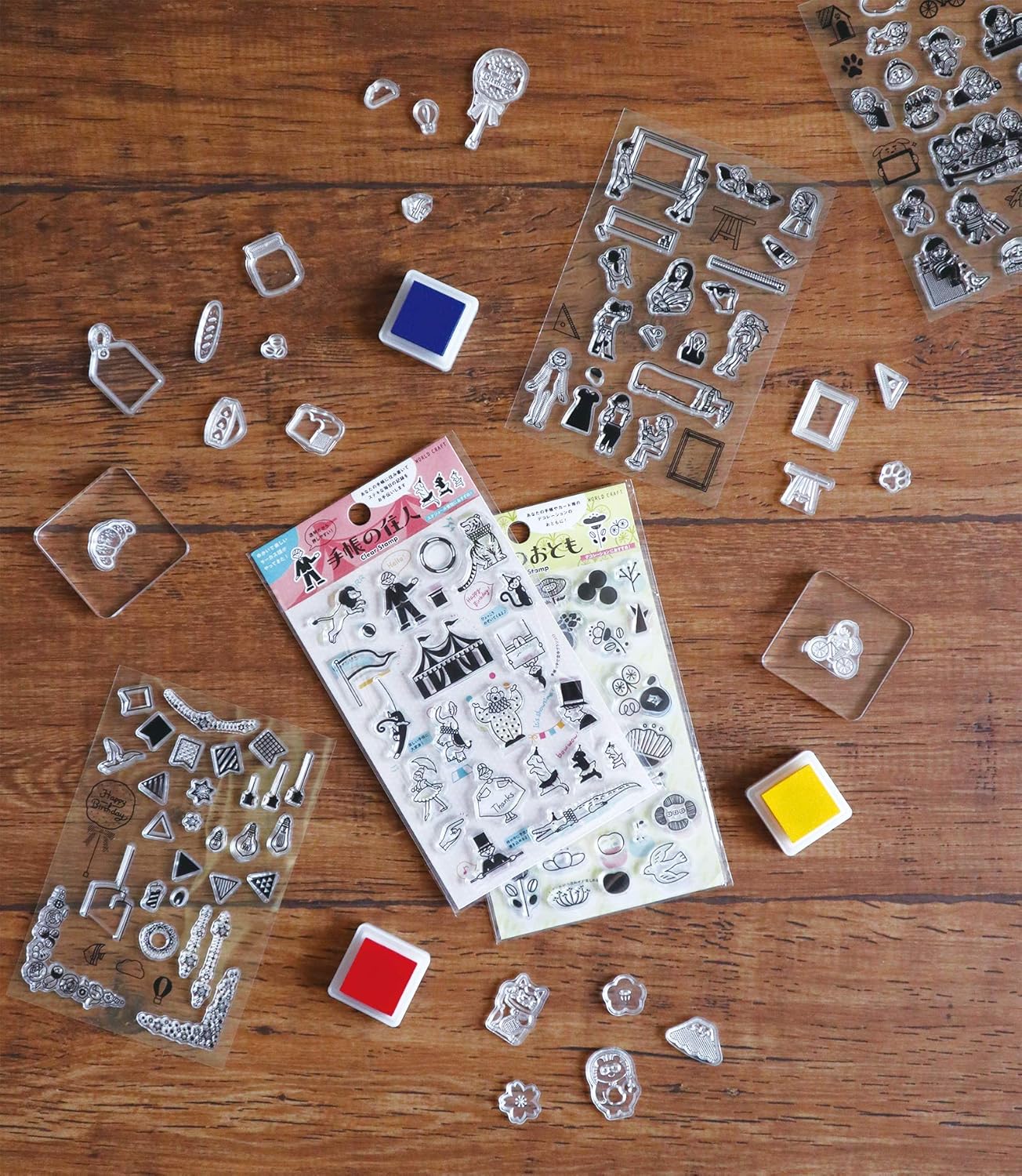 Japanese Decoration, Companion of Techo (手帳のおとも), Clear Stamps