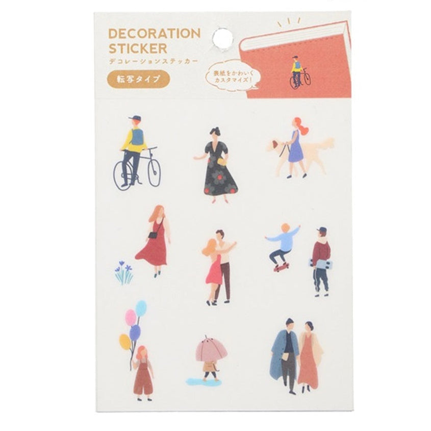 People, Transfer Sticker S, funlog Decoration Sticker