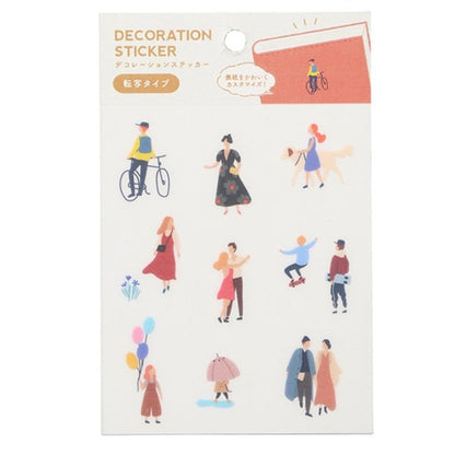 People, Transfer Sticker S, funlog Decoration Sticker