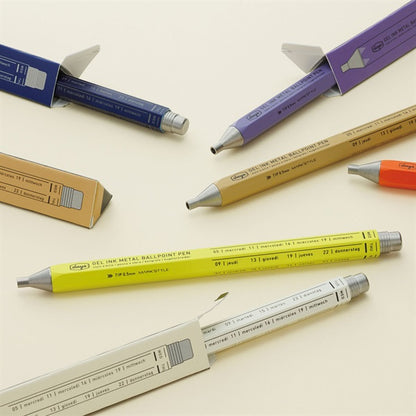 Orange, Gel Metal Ballpoint Pen, MARK’STYLE/Days, 0.5mm