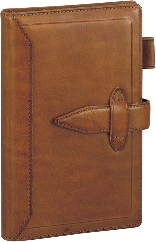Davinci GRANDE Roroma Classic, Brown, Bible Size, 15mm Ring System Organiser