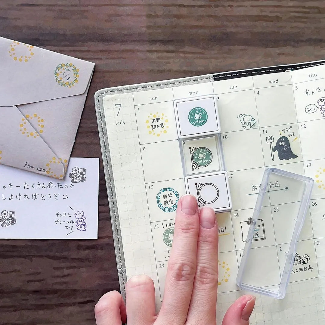 小狗在翻頁｜Hancoco Slide 滑動可疊印印章