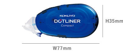 Dotliner Compact Tape Glue, Strong Adhesive, Refillable Type, 8.4mm x 11m