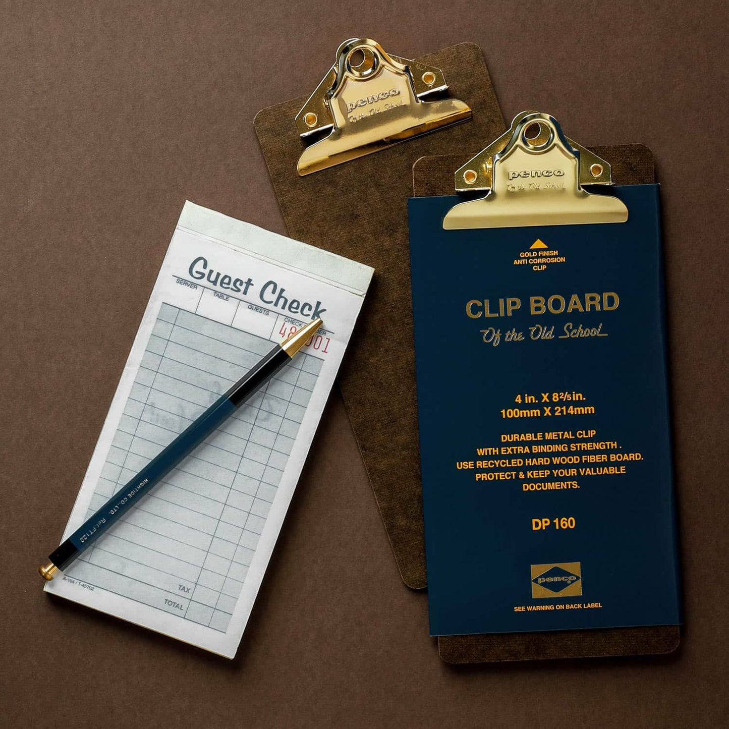 Gold Check, penco Clip Board of the Old School