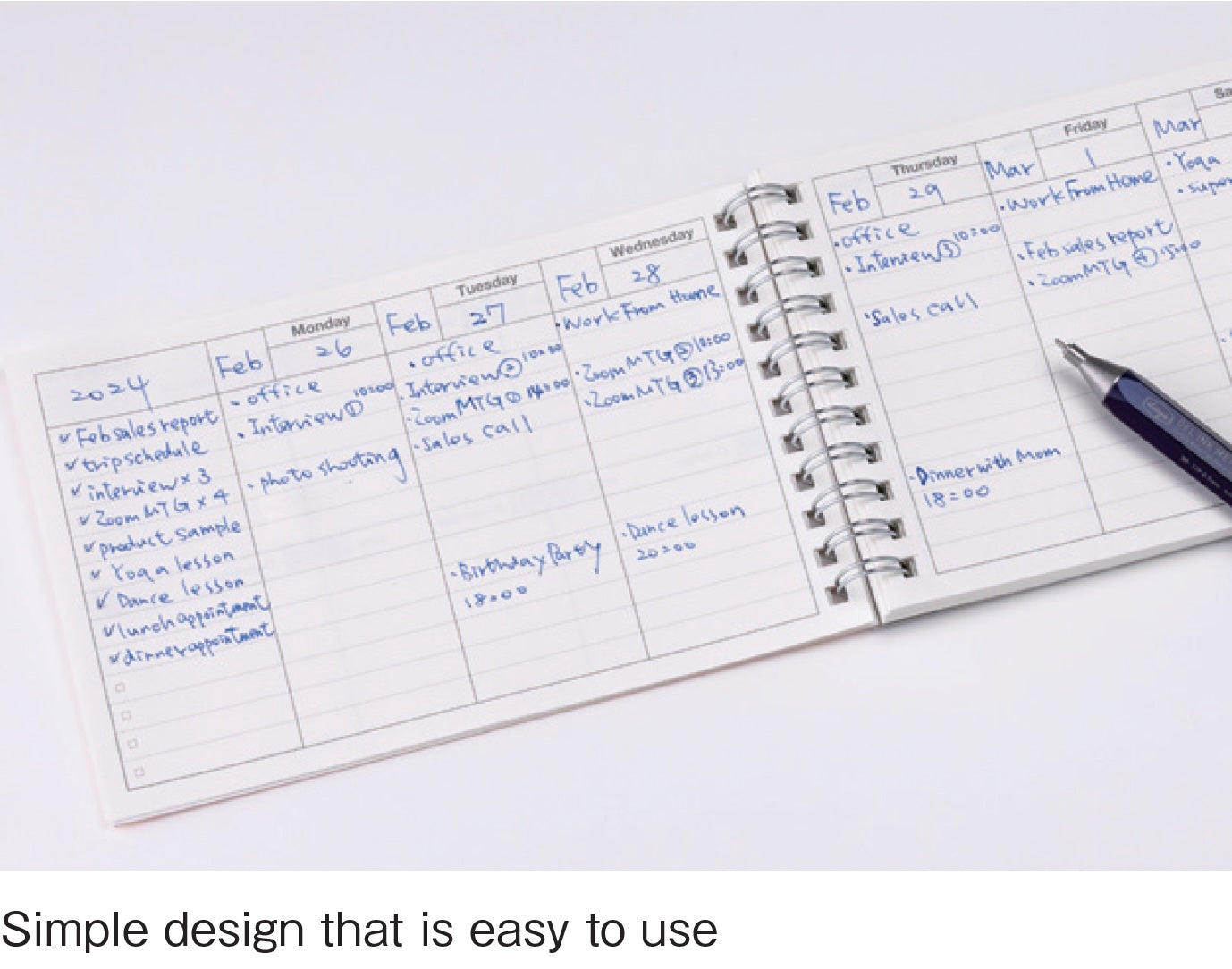 Craft, Dayfree Weekly Schedule, A6 Variant