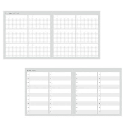 Ivory, funlog, Log Diary Day Free Daily Pocket