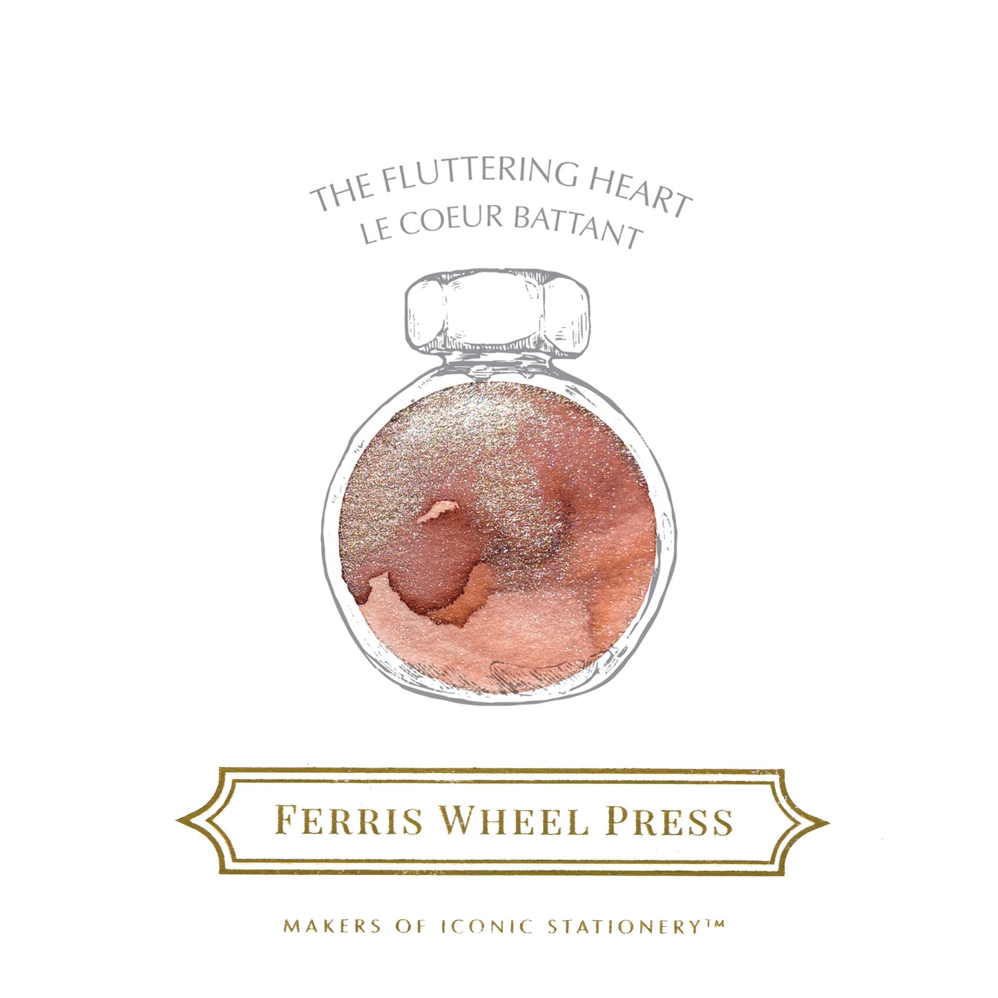 [Limited Edition] Ferris Wheel Press, Limited Edition 2023 The Fluttering Heart, 38ml Ink