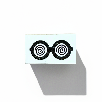 厚眼鏡｜眼鏡印章