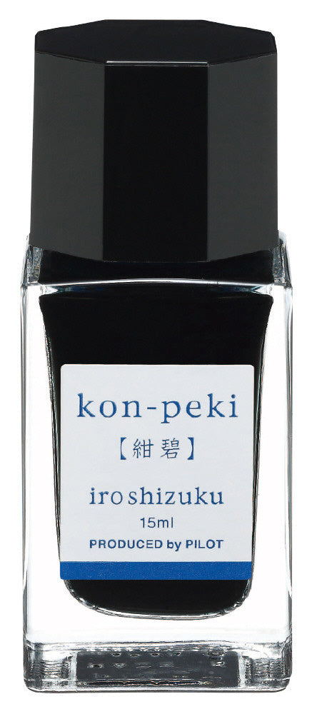 Kon Peki (紺碧), iroshizuku Ink (色彩雫), 50ml / 15ml / Cartridge
