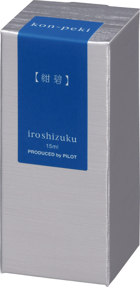 Kon Peki (紺碧), iroshizuku Ink (色彩雫), 50ml / 15ml / Cartridge