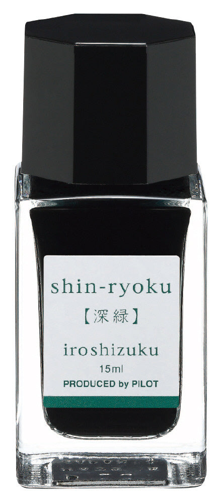 Shin Ryoku (深緑), iroshizuku Ink (色彩雫), 50ml / 15ml / Cartridge