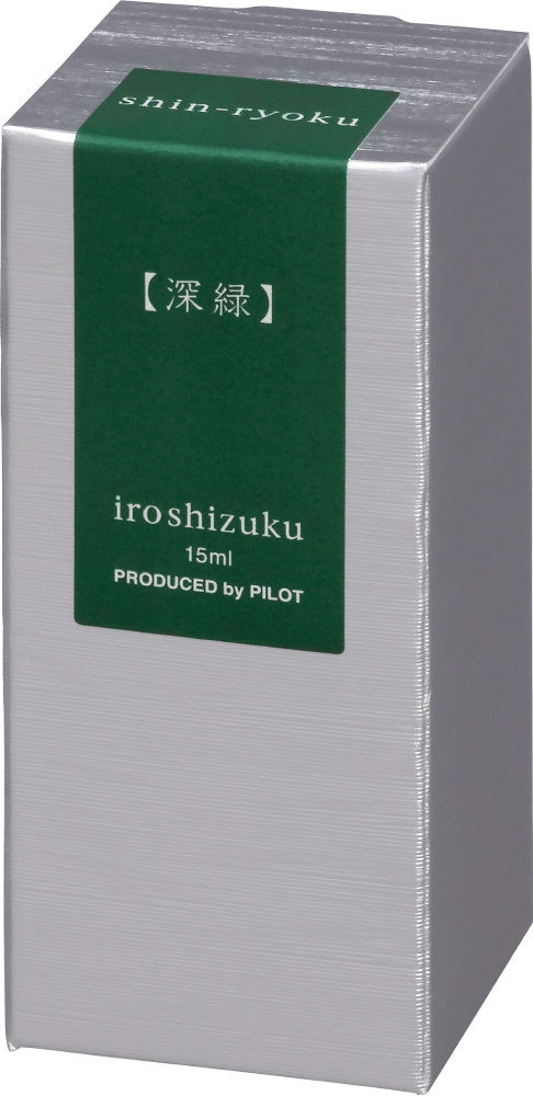 Shin Ryoku (深緑), iroshizuku Ink (色彩雫), 50ml / 15ml / Cartridge