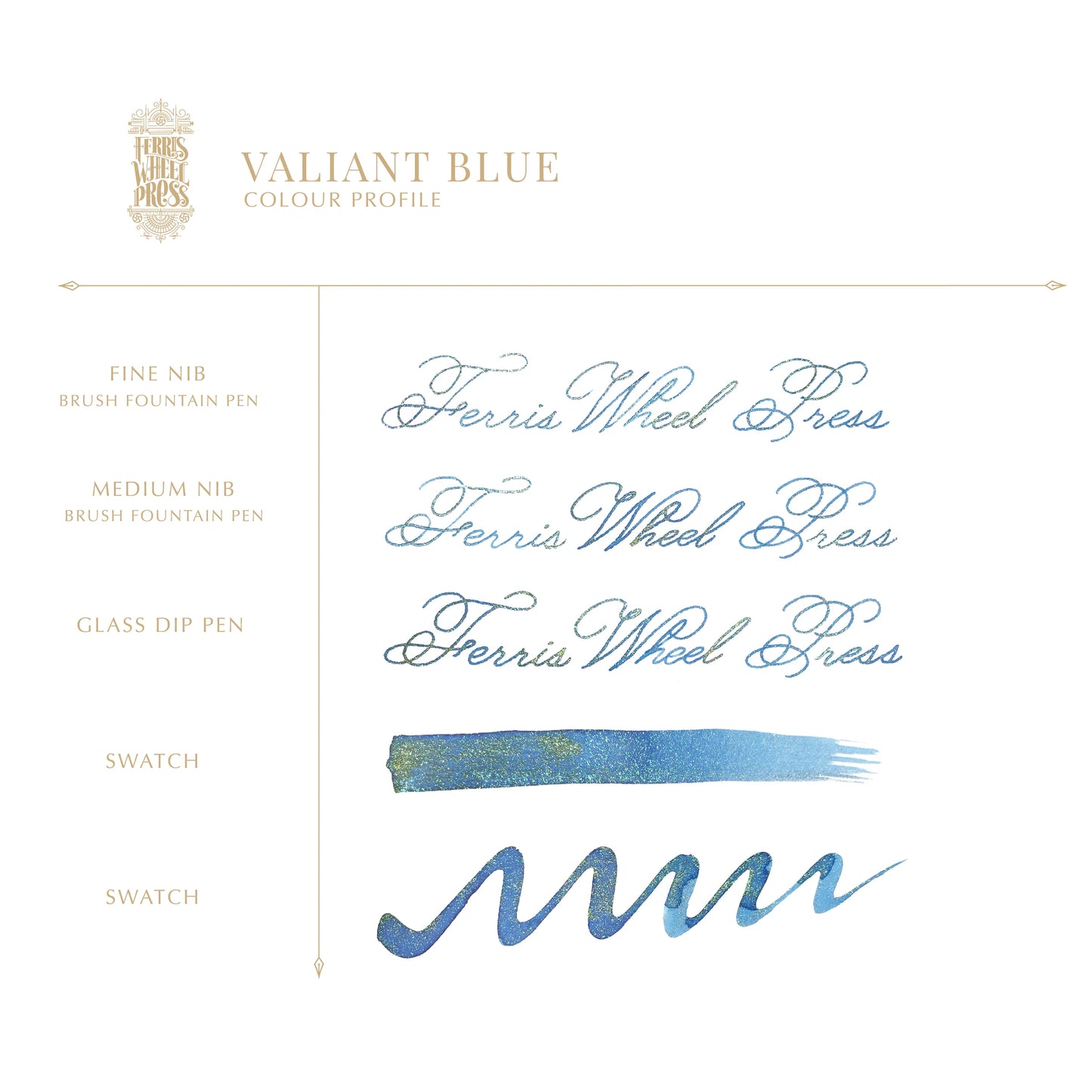 FerriTales The Beauty and the Beast - Valiant Blue, 20ml / 85ml Ink