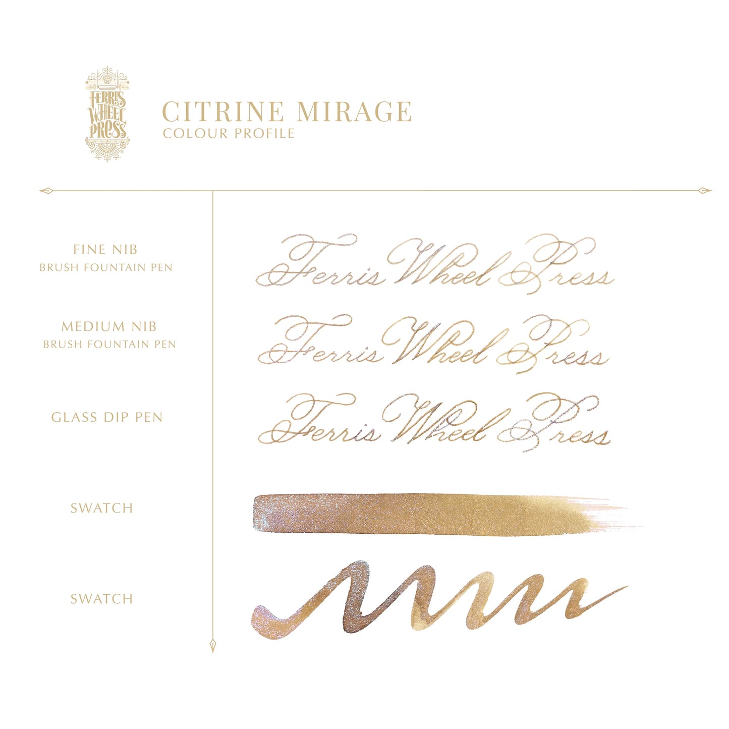 Citrine Mirage, FerriTales Bestiary Series, 10ml / 20ml Ink