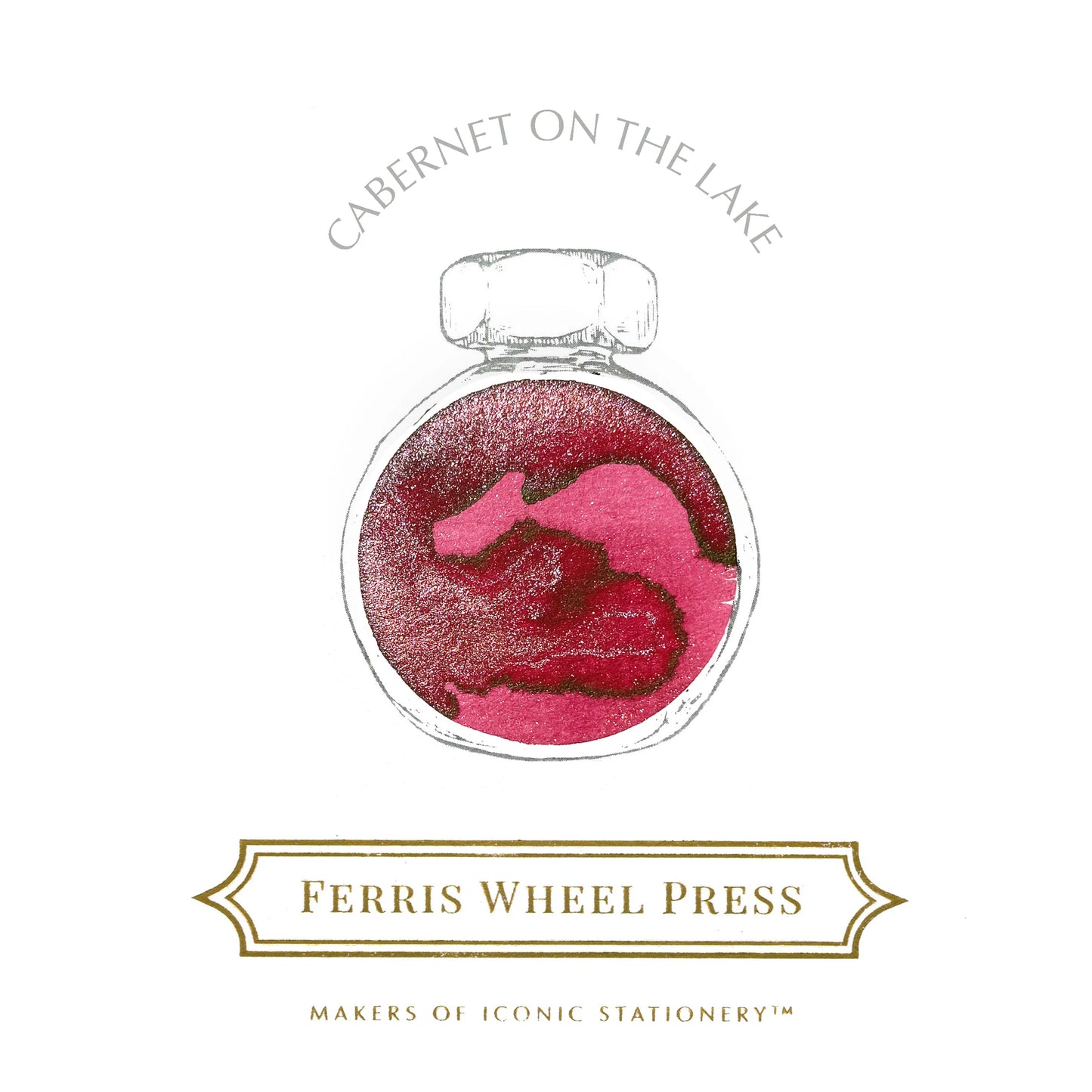 Ferris Wheel Press, Cabernet on the Lake Ink, Woven Warmth Collection, 38ml Ink