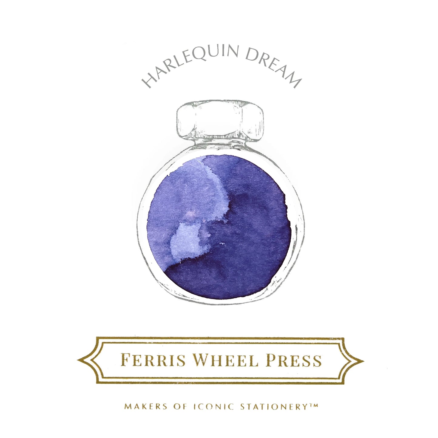 Ferris Wheel Press, Harlequin Dream Ink, 38ml Ink