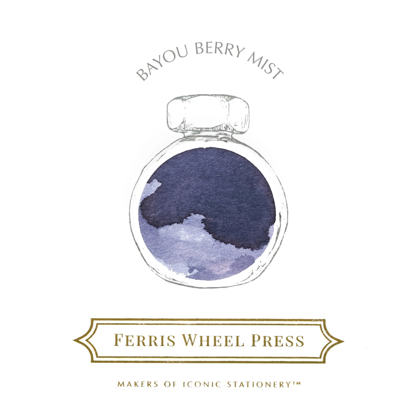 Ferris Wheel Press, Bayou Berry Mist Ink, 38ml Ink