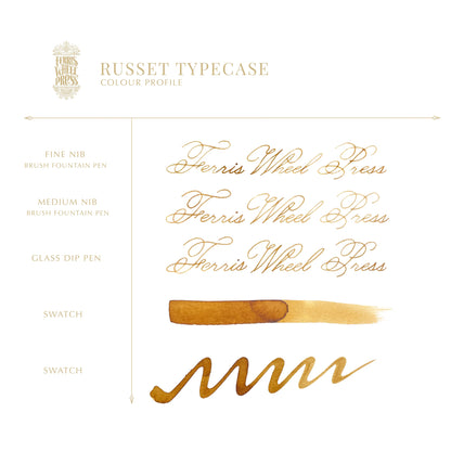 Russet Typecase, 38ml Ink