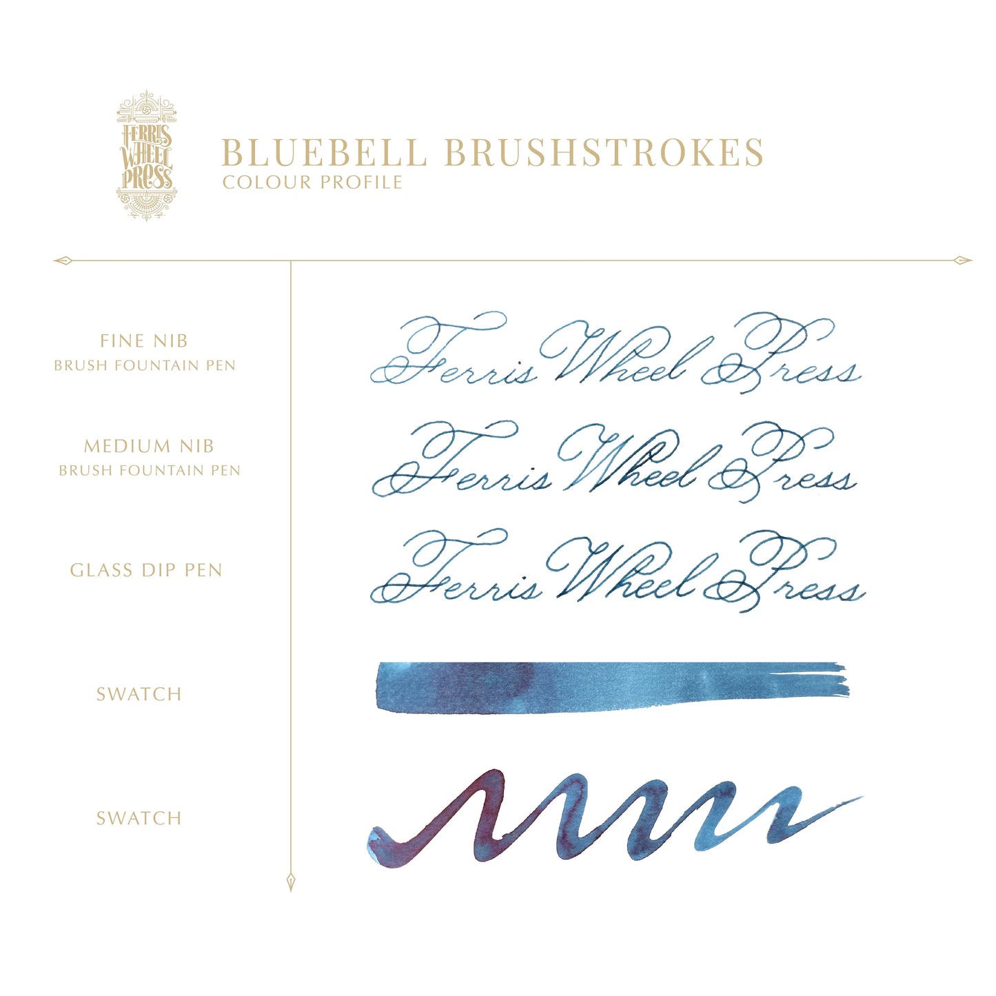 Bluebell Brushstrokes Ink, 10ml / 38ml Ink