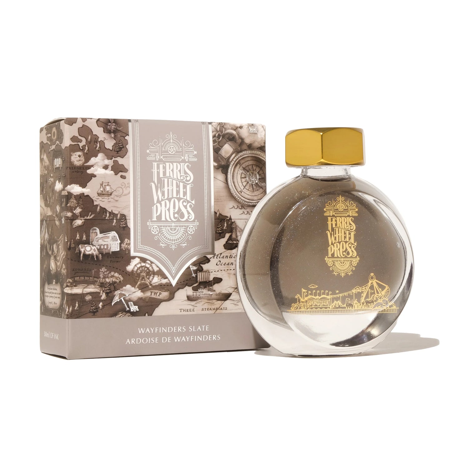 Wayfinders Slate Ink, 10ml / 38ml Ink