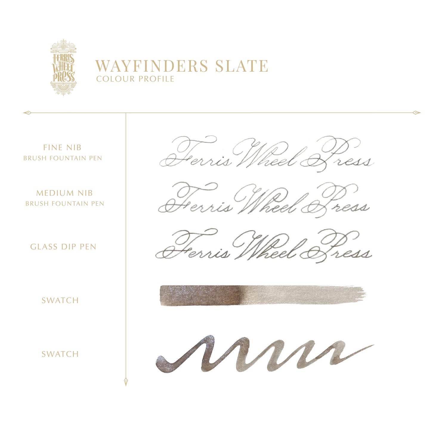 Wayfinders Slate Ink, 10ml / 38ml Ink