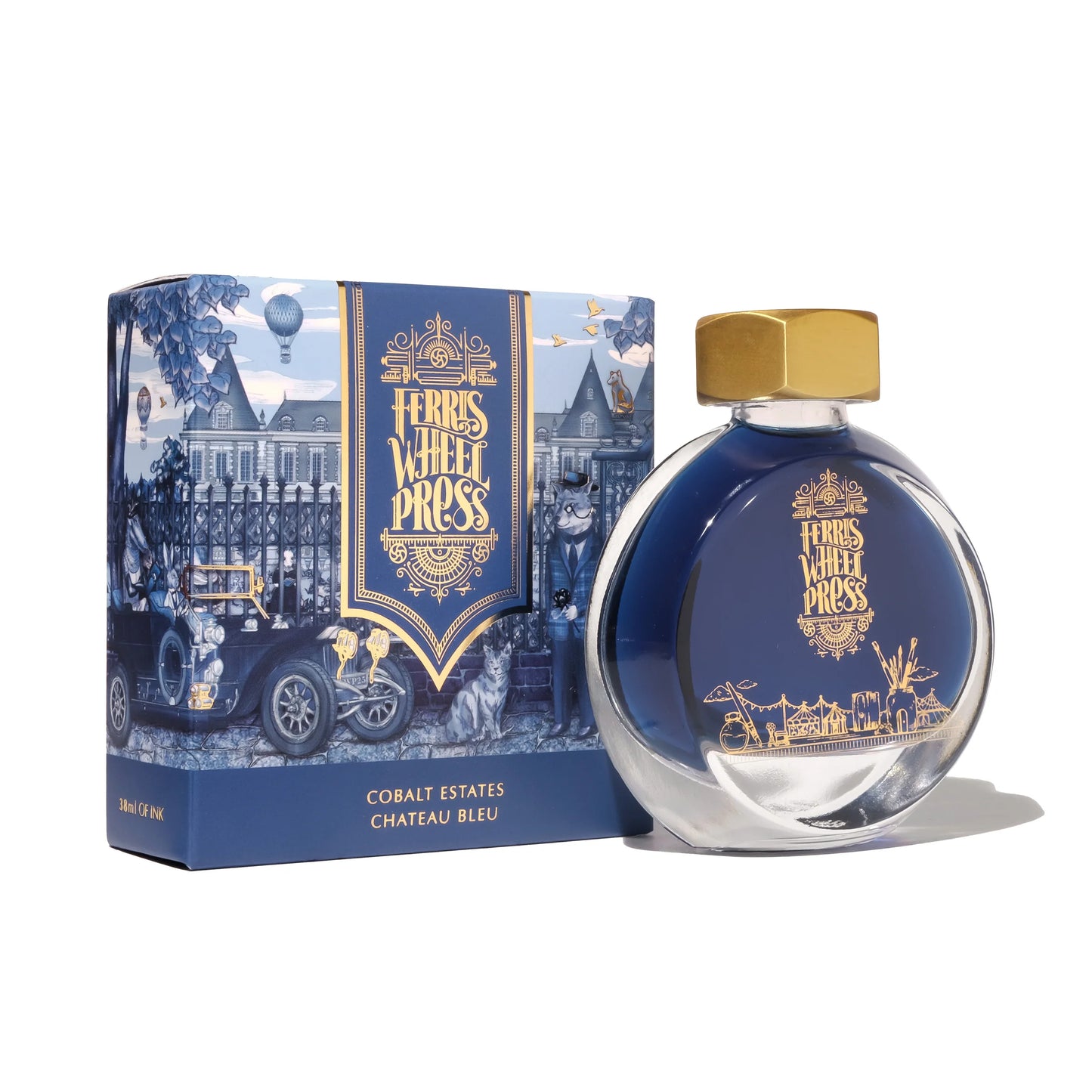 Cobalt Estates Ink, 10ml / 38ml