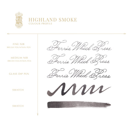 Highland Smoke Ink, 10ml / 38ml Ink