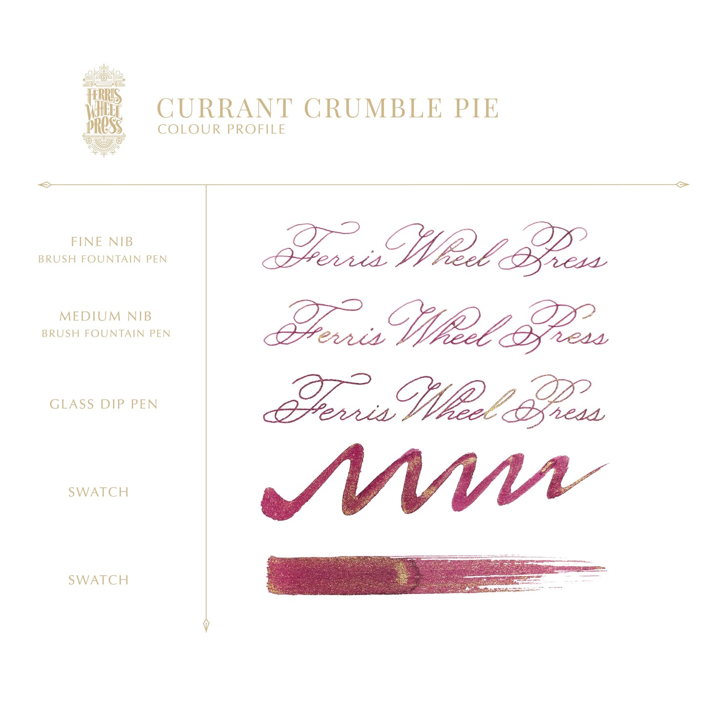 Currant Crumble Pie Ink, 10ml / 38ml Ink