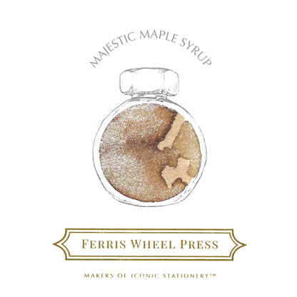 Ferris Wheel Press, Majestic Maple Syrup Ink, Woven Warmth Collection, 38ml Ink