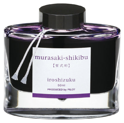 Murasaki Shikibu (紫式部), iroshizuku Ink (色彩雫), 50ml / 15ml / Cartridge