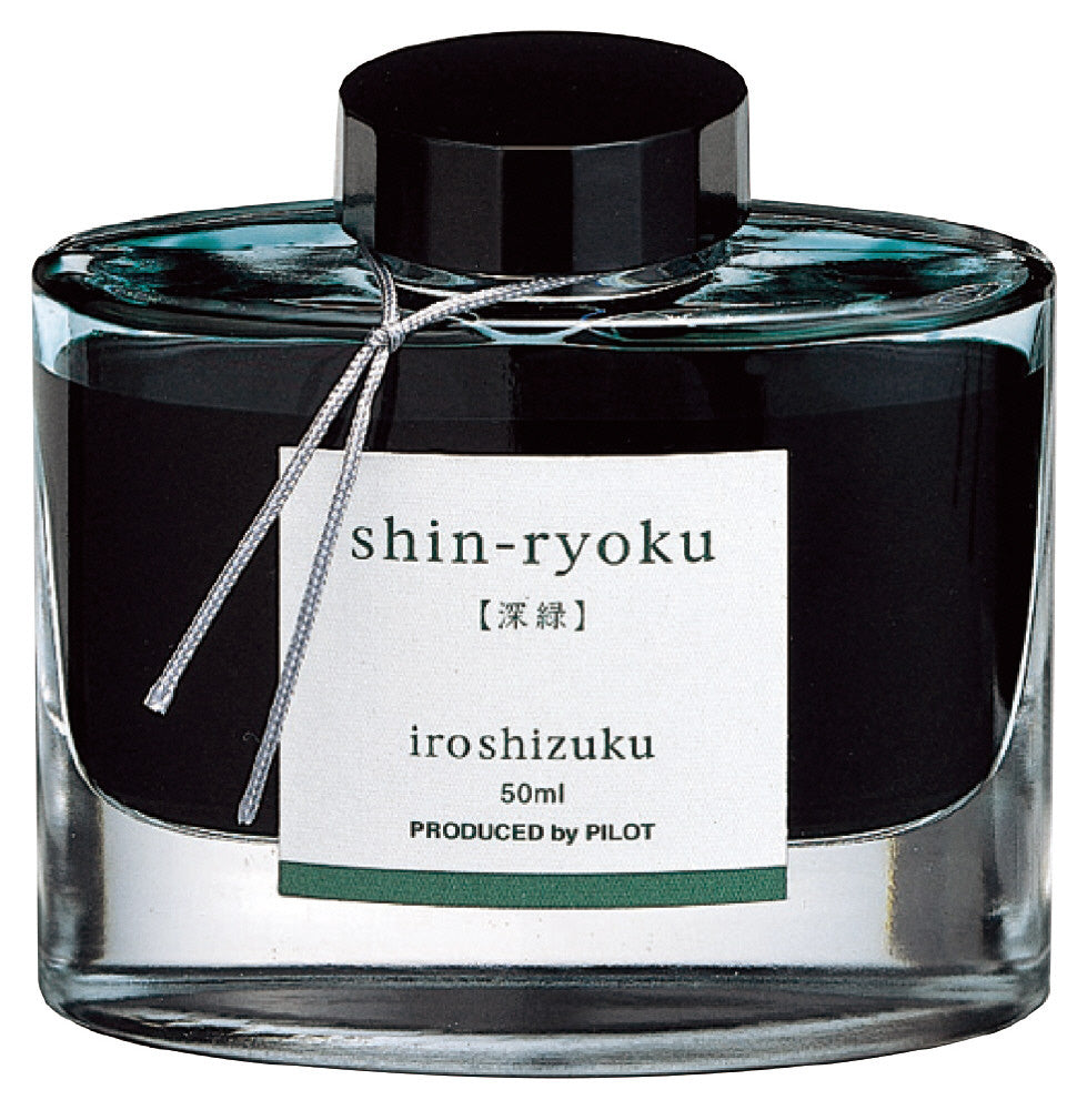 Shin Ryoku (深緑), iroshizuku Ink (色彩雫), 50ml / 15ml / Cartridge