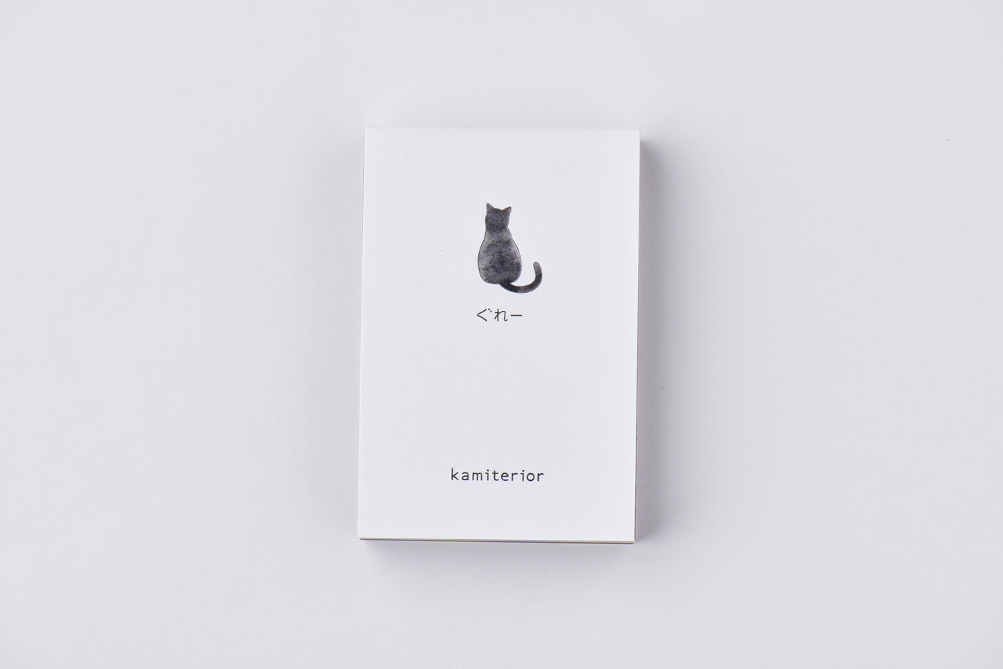 kamiterior, Gray (ぐれー), memoterior mini Cat Pattern(ねこもよう)
