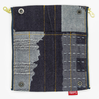 Random Patchwork, Okayama Denim Bendy Pen Case