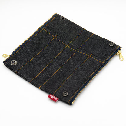 Black Denim, Okayama Denim Bendy Pen Case