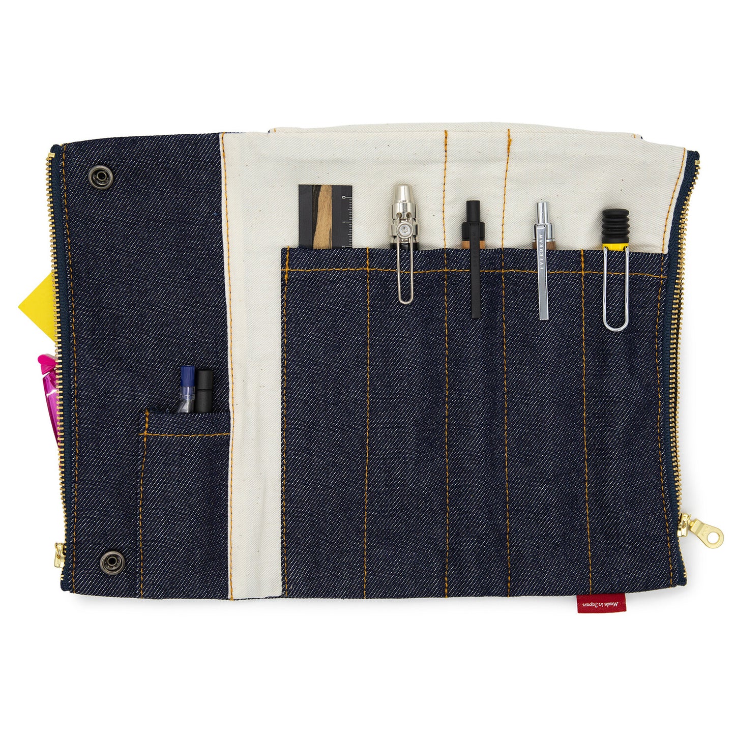 Denim, Okayama Denim, Bendy Pen Case Essential
