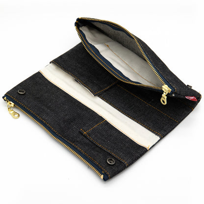 Black Denim, Okayama Denim, Bendy Pen Case Essential