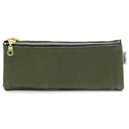 Khaki, Canvas No.8 Bendy Pen Case
