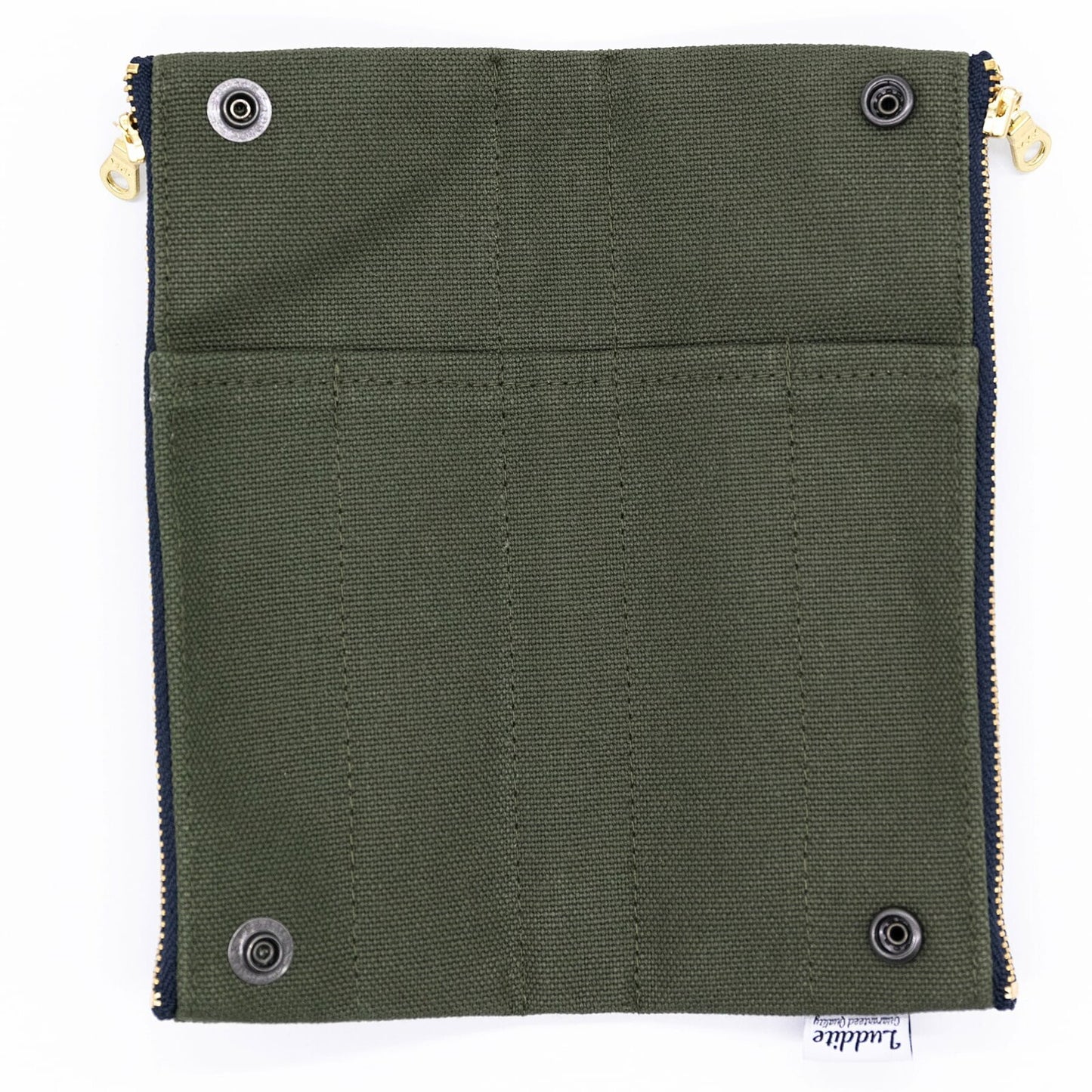 Khaki, Canvas No.8 Bendy Pen Case